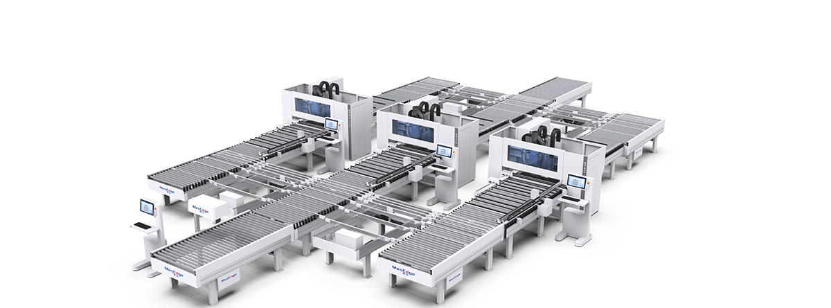 Conexiune multi-mașină pentru găurire CNC